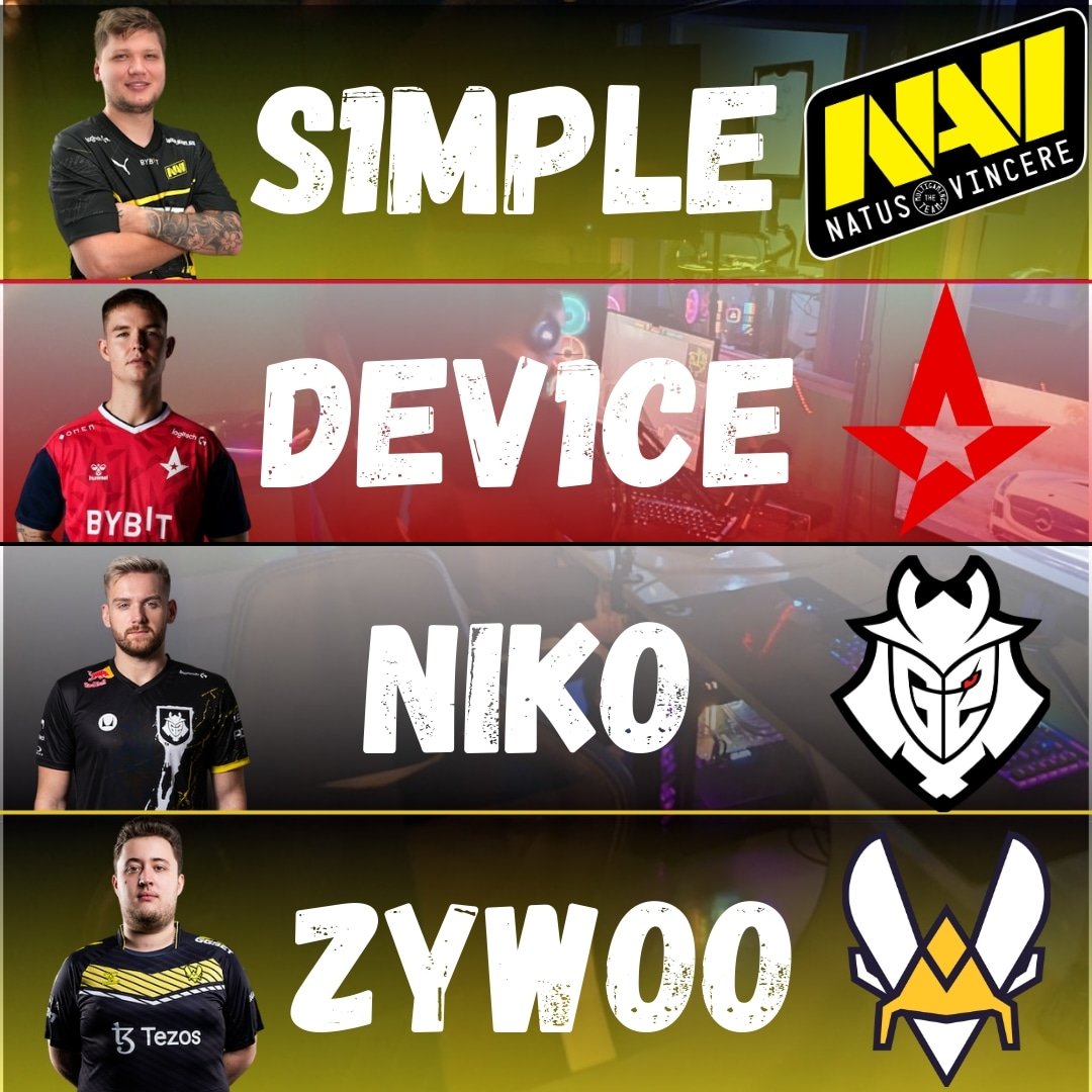 With CS2 coming just around the corner and CSGO drawing to a close, who do you guys think has been the GOAT of CS over the years? 

One of these four legends or someone else perhaps? Let us know in the comments!! 🔥🔥🔥