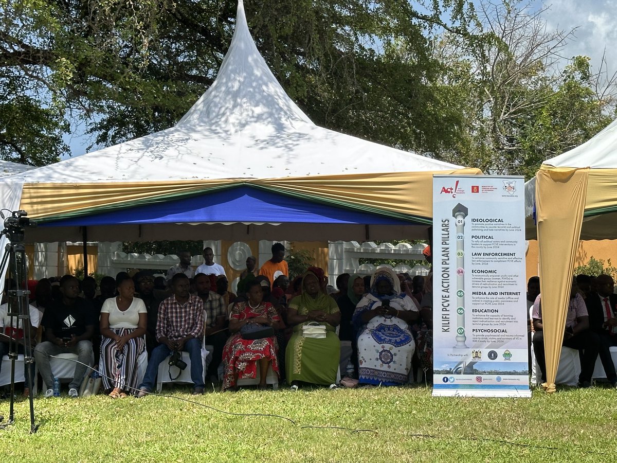 Phyllis_Muema's tweet photo. Ongoing launch of Kilifi county CVE Action Plan #kcaplaunch event supported by @denmarkinkenya @thomasnikolaj @tendasasa @KECOSCE https://t.co/k4MQJIHhpQ
