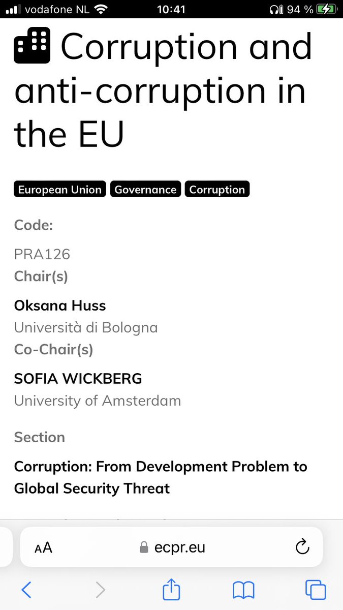 Of to #ecprgc23 to discuss great new research on #corruption, meet friends and colleagues and get feedback on our PolEthics project financed by @LIEPP_ScPo @ICR_Network @act_bit