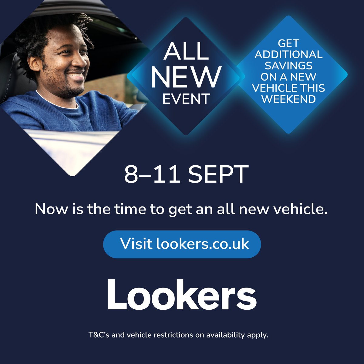 The All-New Event starts September 8! We are giving you additional savings when you buy a new vehicle. Discover the latest and greatest vehicles that'll steal your heart but be quick our offers end September 11. T&Cs and vehicle availability restrictions apply. #AllNewEvent