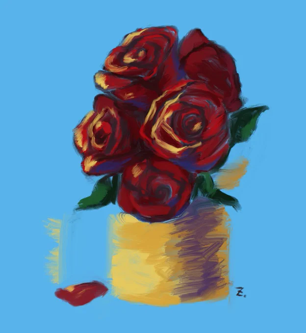 iPadのプロクリエイト で描いてる最近のアート。 