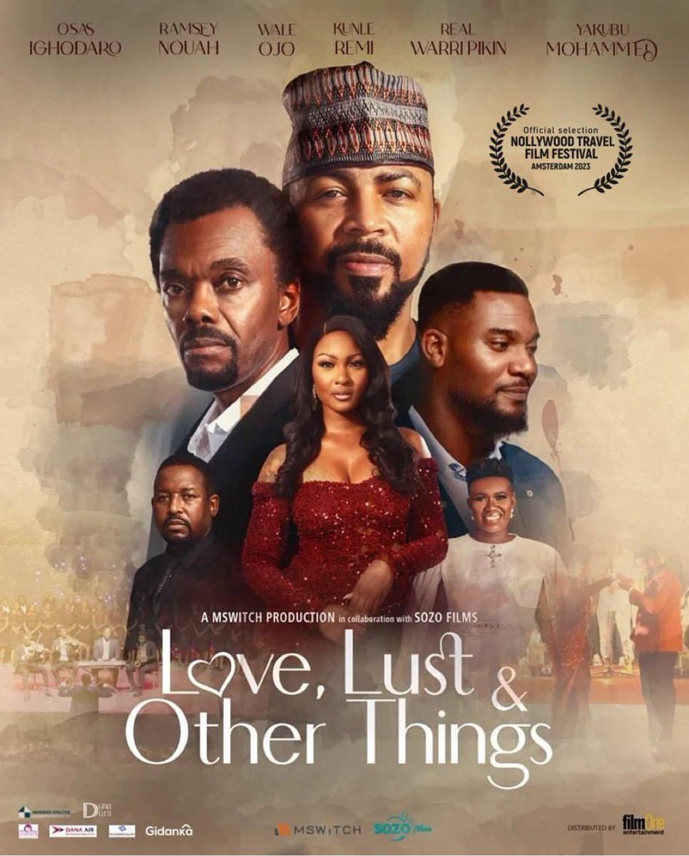 MswitchMedia's tweet photo. Love, Lust and Other Things is the Official selection, NOLLYWOOD TRAVEL FILM FESTIVAL, AMSTERDAM 2023!
Who's yet to see this movie?
#BBNaijaAllStars #llot #nollywood #Amsterdam https://t.co/s26QeXTbrs