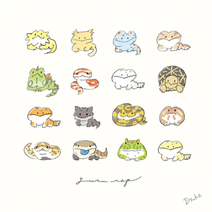 #私の作品知ってもらえたら幸せの極み
爬虫類をはじめ色んな生き物が好きです!! 