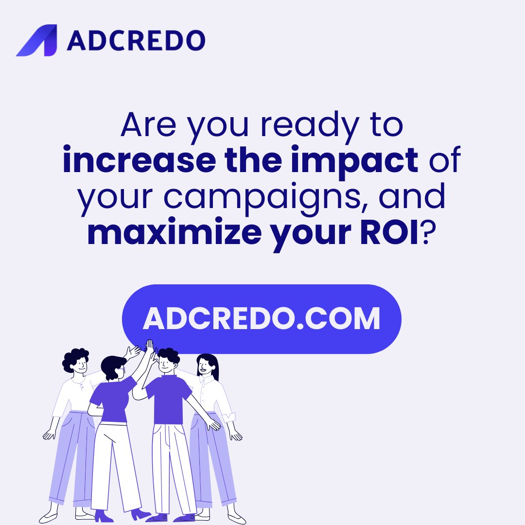 Adcredo_Global's tweet photo. Give us one minute and we will give you a thousand back - book a demo on https://t.co/QJySGVgRDK today 💜

#adcredo #demo #beta #roi #maximize #DigitalMarketing #SaaS #adtech #martech #ads #campaigns #Advertising #marketing #MarketingTips https://t.co/Vfra89gn8A