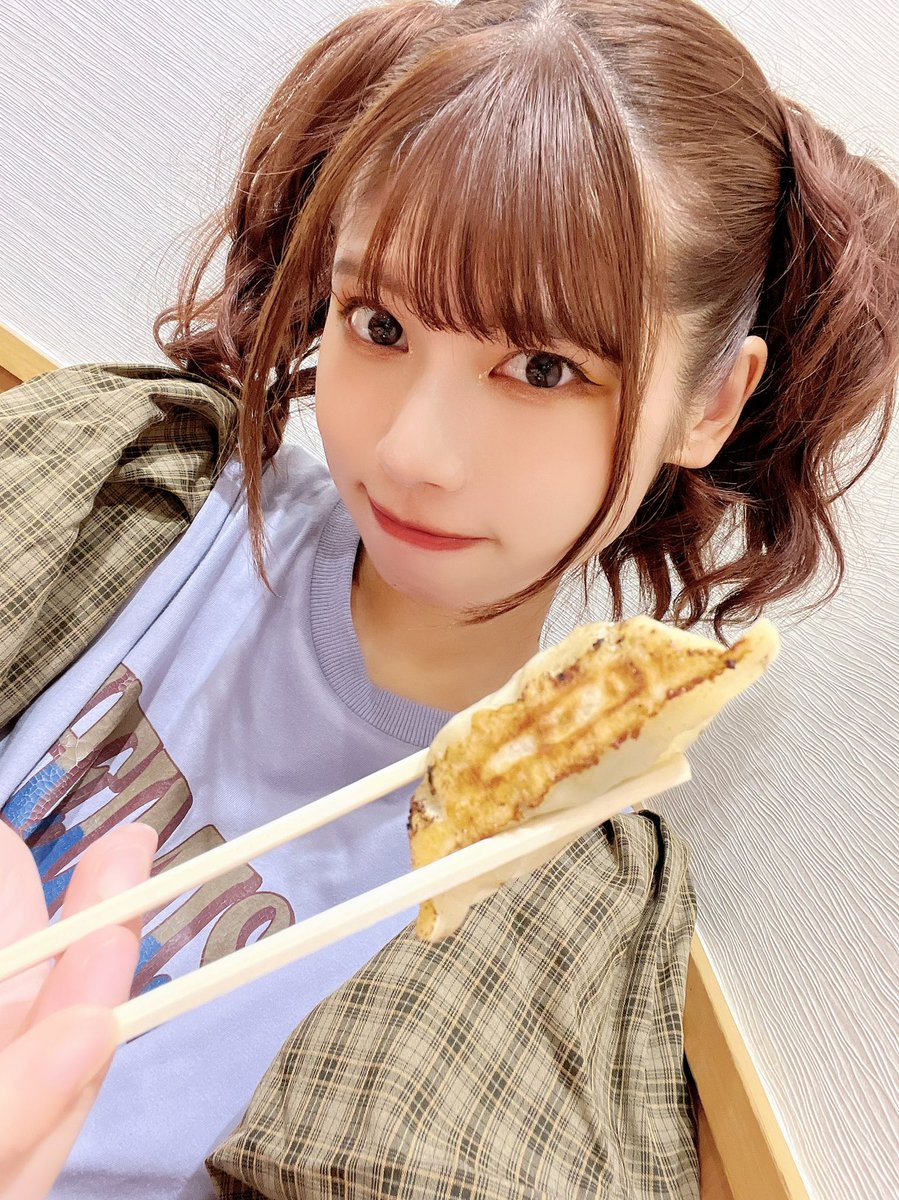 1girl solo brown hair chopsticks twintails shirt food  illustration images