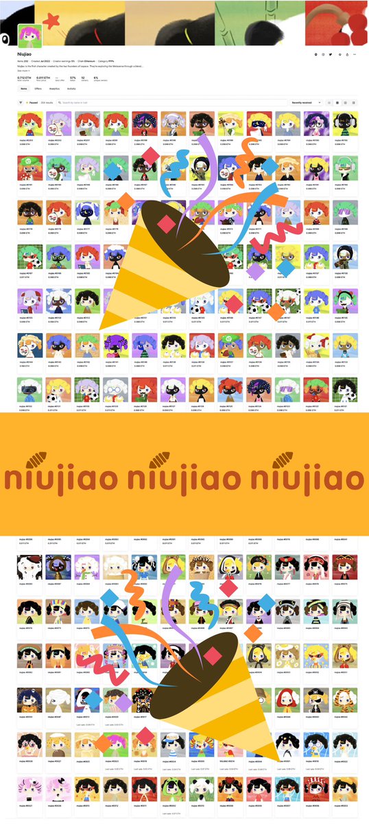 We are at 200!! All hand drawn with each stroke with love and attitude.

#Procreate #NFTCollection #NFT #illustraion