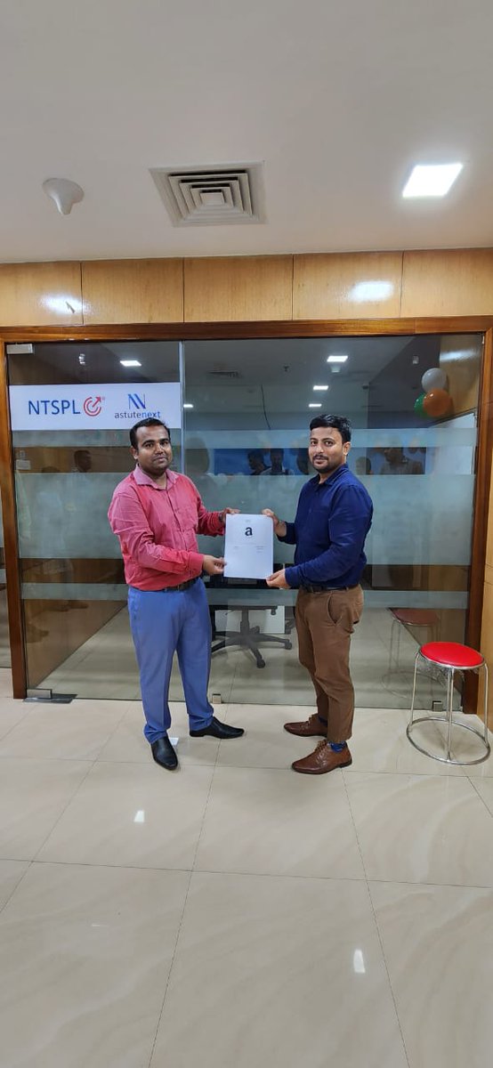 Congratulations to the most regular and punctual employee of the month of August, Santosh Kumar Panigrahi!

#TeamNTSPL #employeeofthemonth