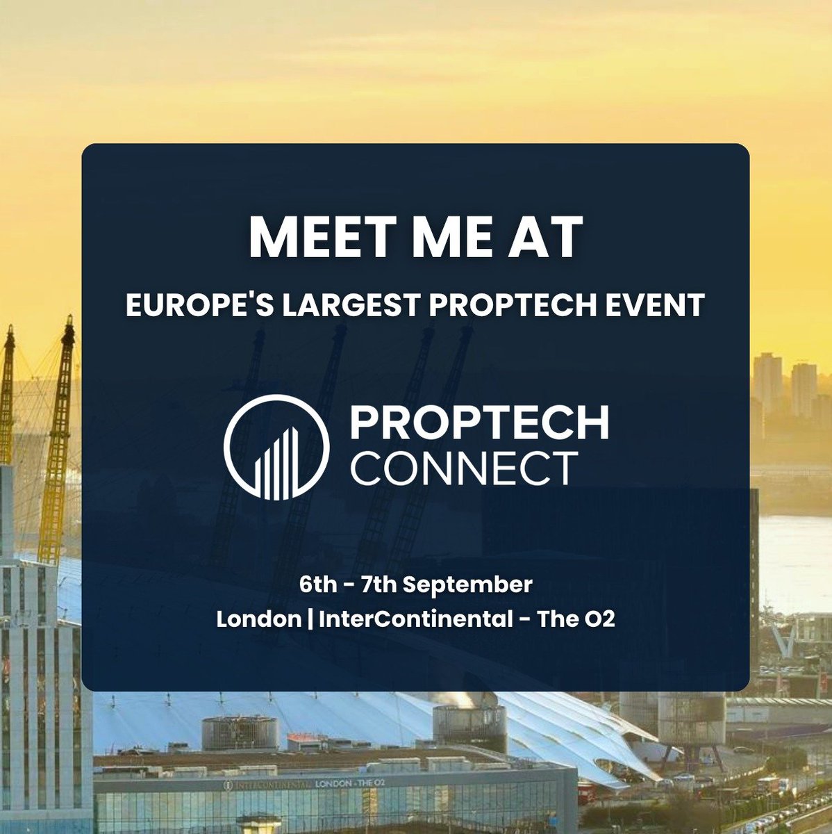 dbatlle's tweet photo. I'll be attending @PropTech Connect - Europe's Largest PropTech Event, on the 6th and 7th of September! Drop me a message if you would like to catch up at the event.
#PropTechConnect #realestate #PropTech #cre #builtenvironment https://t.co/ft0z1XwVrf