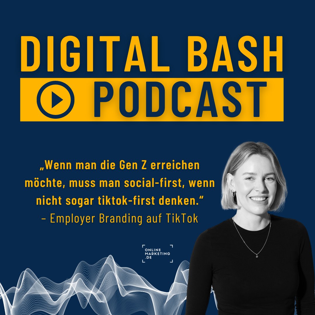 Marie-Josephine Ludewig von Joli Berlin erklärt im #Podcast Interview, wie Unternehmen ihre Employer Brand auf #TikTok erfolgreich etablieren und ausbauen können.
🎧 Höre dir das #Interview direkt an: open.spotify.com/episode/6lQfpP…
#employerbranding #socialrecruiting