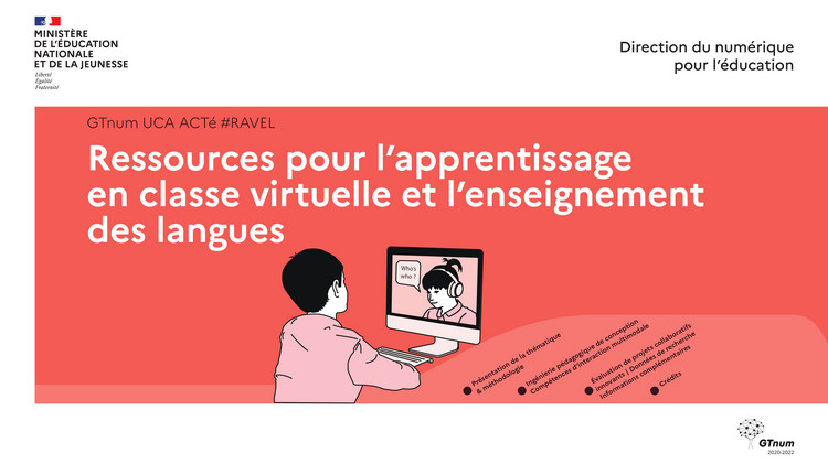 LV_edu_num's tweet photo. 📌 L’agence des usages @Usages_TICE a publié un dossier avec des ressources pour l'apprentissage en classe virtuelle et l'enseignement des langues ➡️ https://t.co/2UjpFVeamn https://t.co/oe56b7HbTB