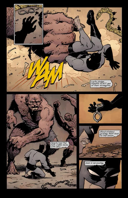 I've talked about this elsewhere, but for my money, Batman's escape from Hugo Strange's lair in BATMAN AND THE MONSTER MEN #4 is among the best sequences of the character's history 