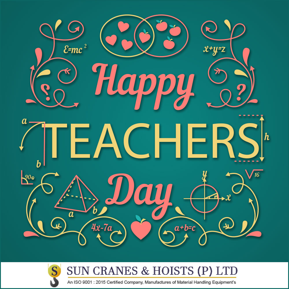 Wishing a Happy Teachers' Day to the guiding stars who shape our future with wisdom and care.

#teacher #teachersday #happyteachersday #ThankATeacher #TeachingIsLove #LearnFromTheBest #TeacherQuotes #InspirationalTeaching #TeachingInspiration #teacherdaywishes #suncranes