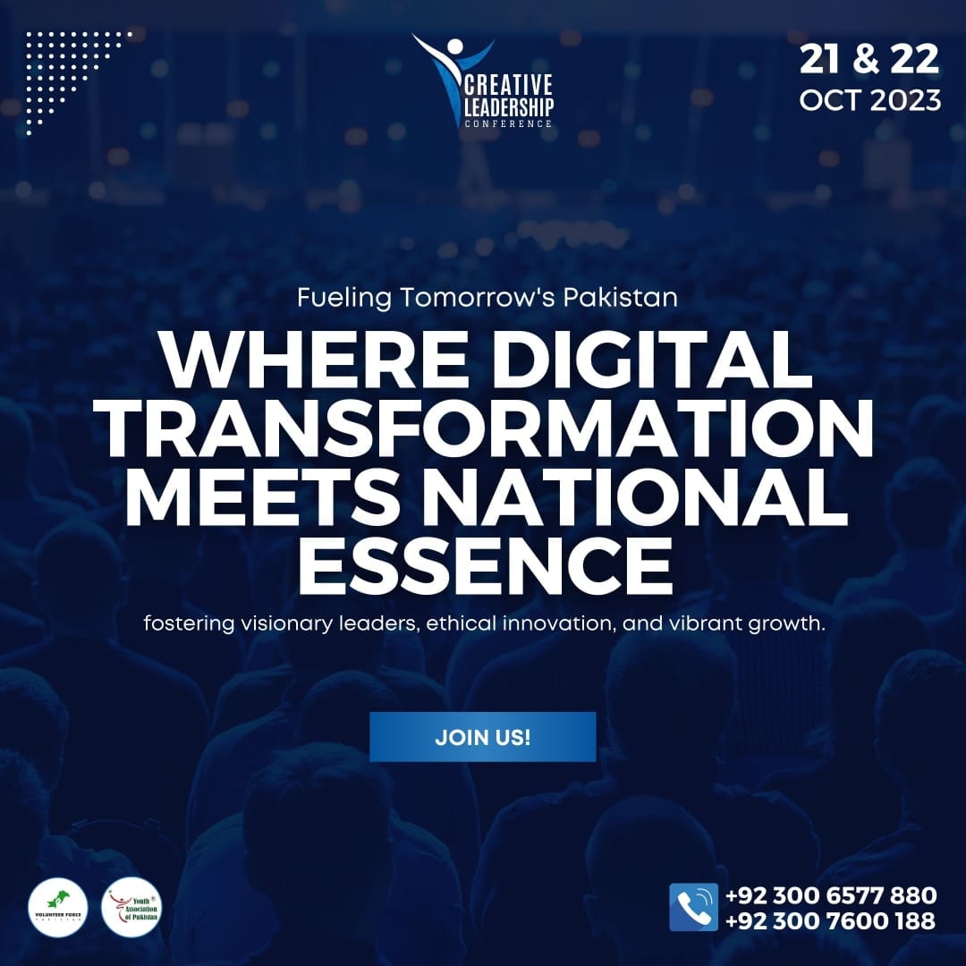 AwaisJolahapk's tweet photo. The goal of the #CreativeLeadershipConference is to future-proof the youth by equipping them with essential digital skills &amp; integrating technology into the business fabric of Pakistan. This will contribute to making Pakistan economically sound and prosperous. https://t.co/BBA9FUdmU6
