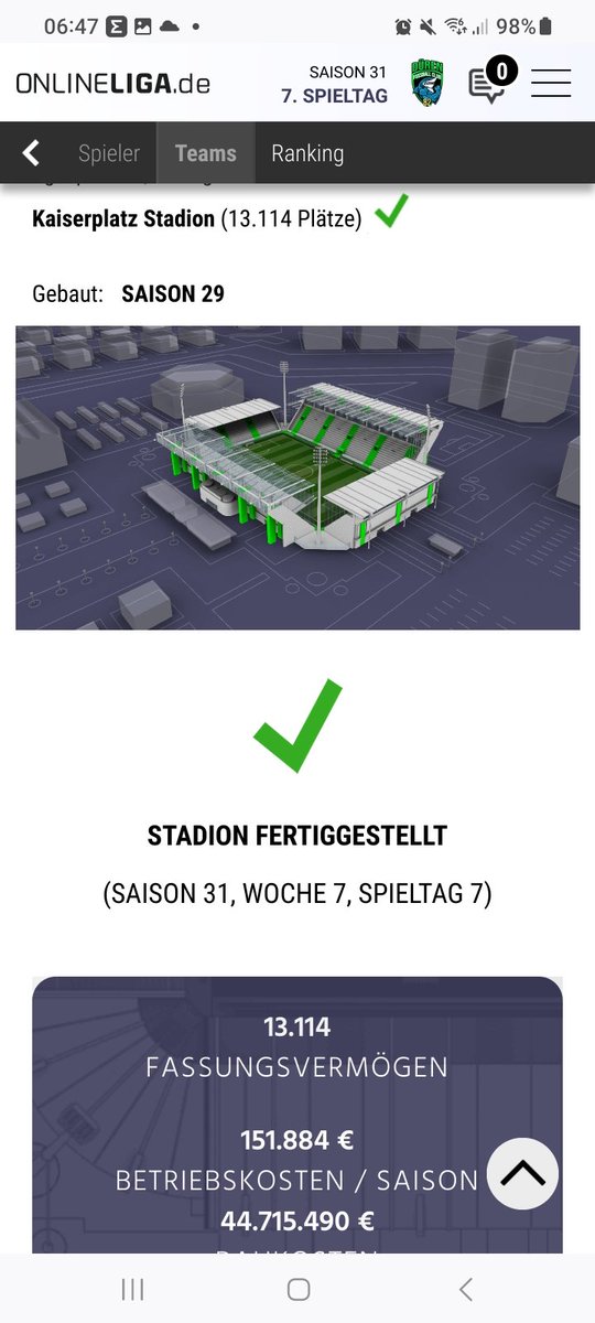 FCDueren82's tweet photo. Düren hat nun endlich ein Ordentliches 4.Liga Stadion , nun greifen wir nach den Sternen 🌟 https://t.co/I9pZuyI6YH