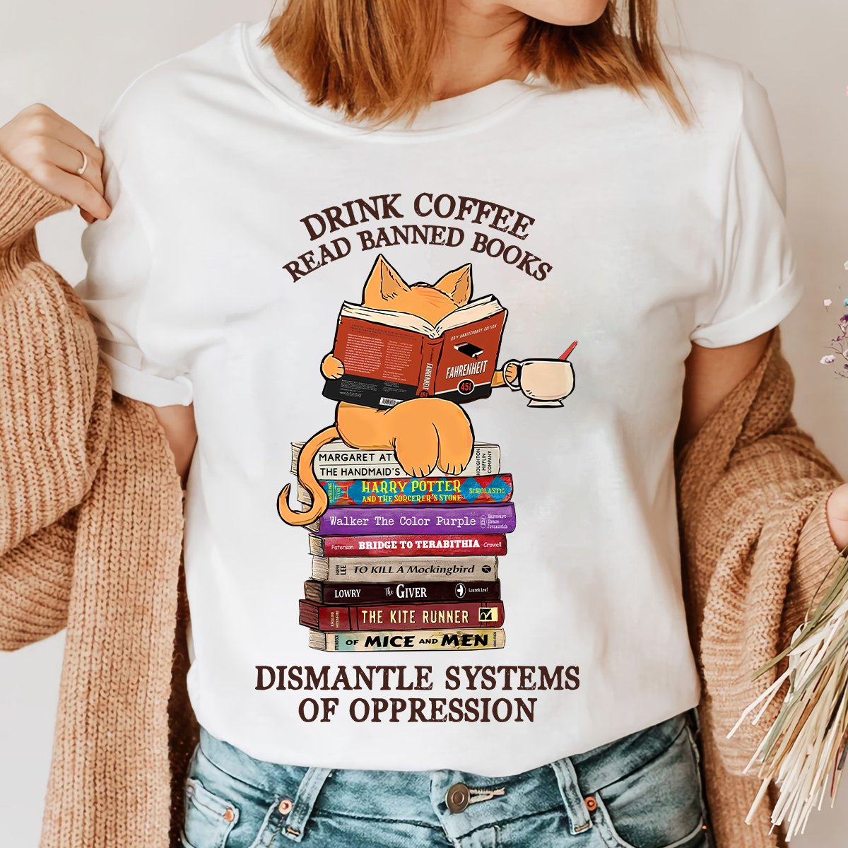 Books, brews, and breaking chains! Unleash your intellect and ignite change! 🐱📖✨ Order here: propertee.space/drink-coffee-r…