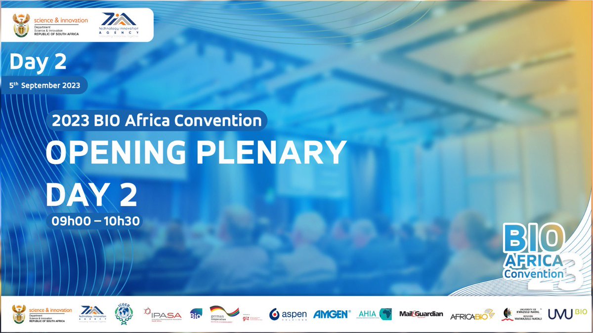 We Are Live!!! The Plenary for Day 2 of the BIO Africa Convention is currently underway. You can stream it here youtube.com/live/4ZNATcgHS… #BAC2023 #2023BIOAfricaConvention