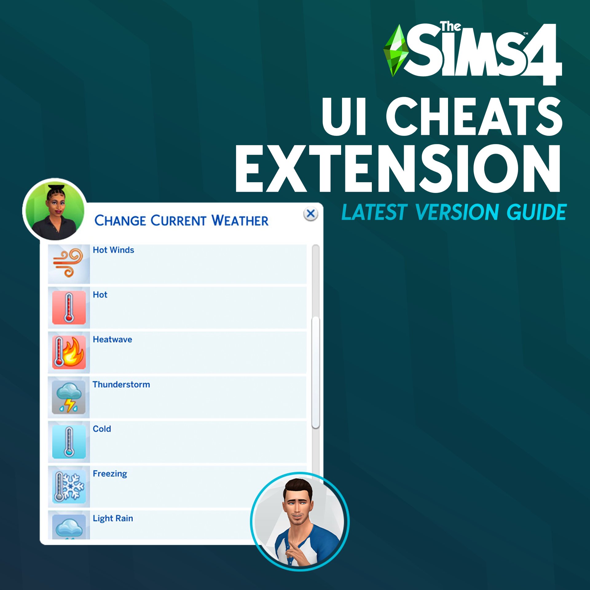 Sims Community on X: Our #TheSims4 UI Cheats Mod Guide has been updated to  the latest version! Learn how to control Milestones, The Weather and even  Game Time in an instant ⚡