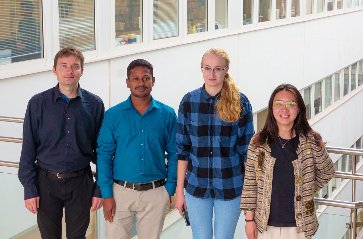 Matej Oresic (@matejoresic) on Twitter photo Our <a href="/INITIALISE_EU/">INITIALISE</a> recruits <a href="/BioscienceTurku/">TurkuBioscience</a> arrived (from left):
Pauli 🇫🇮 (Postdoc, #multiomics, #visualization), Abhijit 🇮🇳 (Postdoc, #GSMM #computationalbiology), Anastasiia 🇷🇺 (Lab engineer #metabolomics), Ziyu 🇨🇳 (PhD student, #immunometabolism, #fluxomics). Our <a href="/INITIALISE_EU/">INITIALISE</a> recruits <a href="/BioscienceTurku/">TurkuBioscience</a> arrived (from left):
Pauli 🇫🇮 (Postdoc, #multiomics, #visualization), Abhijit 🇮🇳 (Postdoc, #GSMM #computationalbiology), Anastasiia 🇷🇺 (Lab engineer #metabolomics), Ziyu 🇨🇳 (PhD student, #immunometabolism, #fluxomics).