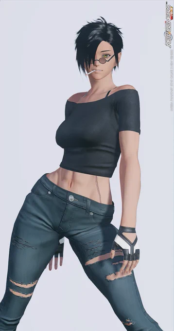 腰のラインがすこ…#PSO2NGS 