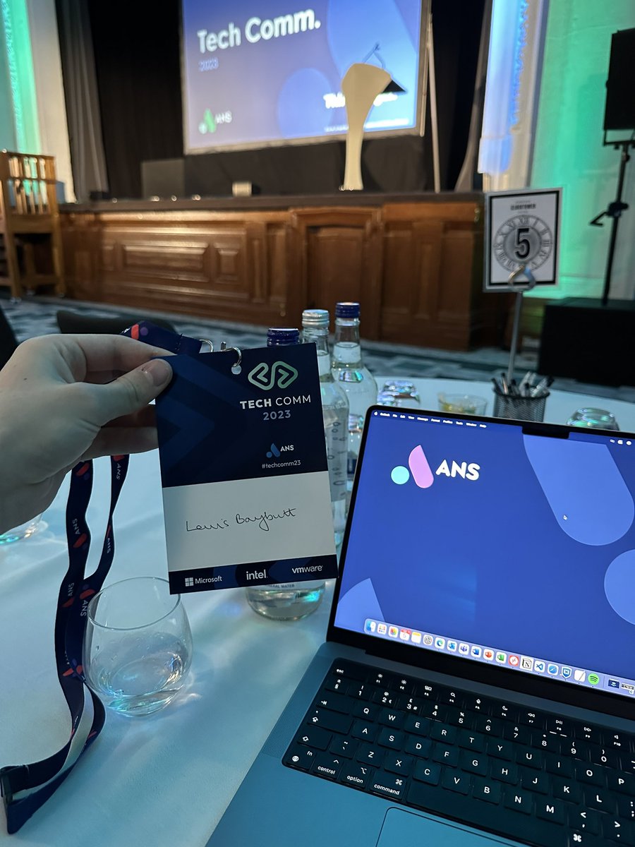 lewisdoesdev's tweet photo. LETโS GO #TechComm23 ๐คฉ
@ANSGroup https://t.co/jNeVTHRXGJ