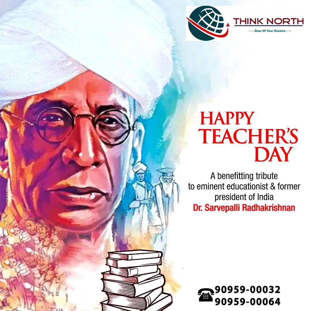 🎉🥳A Teacher is the light of knowledge who fills our career and life with the right direction and guidance.💫🎊 Think North Wishing you a happy teacher day. 🥳
#TUESDAYvibes#bestvisaconsultant#bestieltsinstitute#bestpteinstitute#guranteedresults#canadavisa#ukvisa#australiavisa