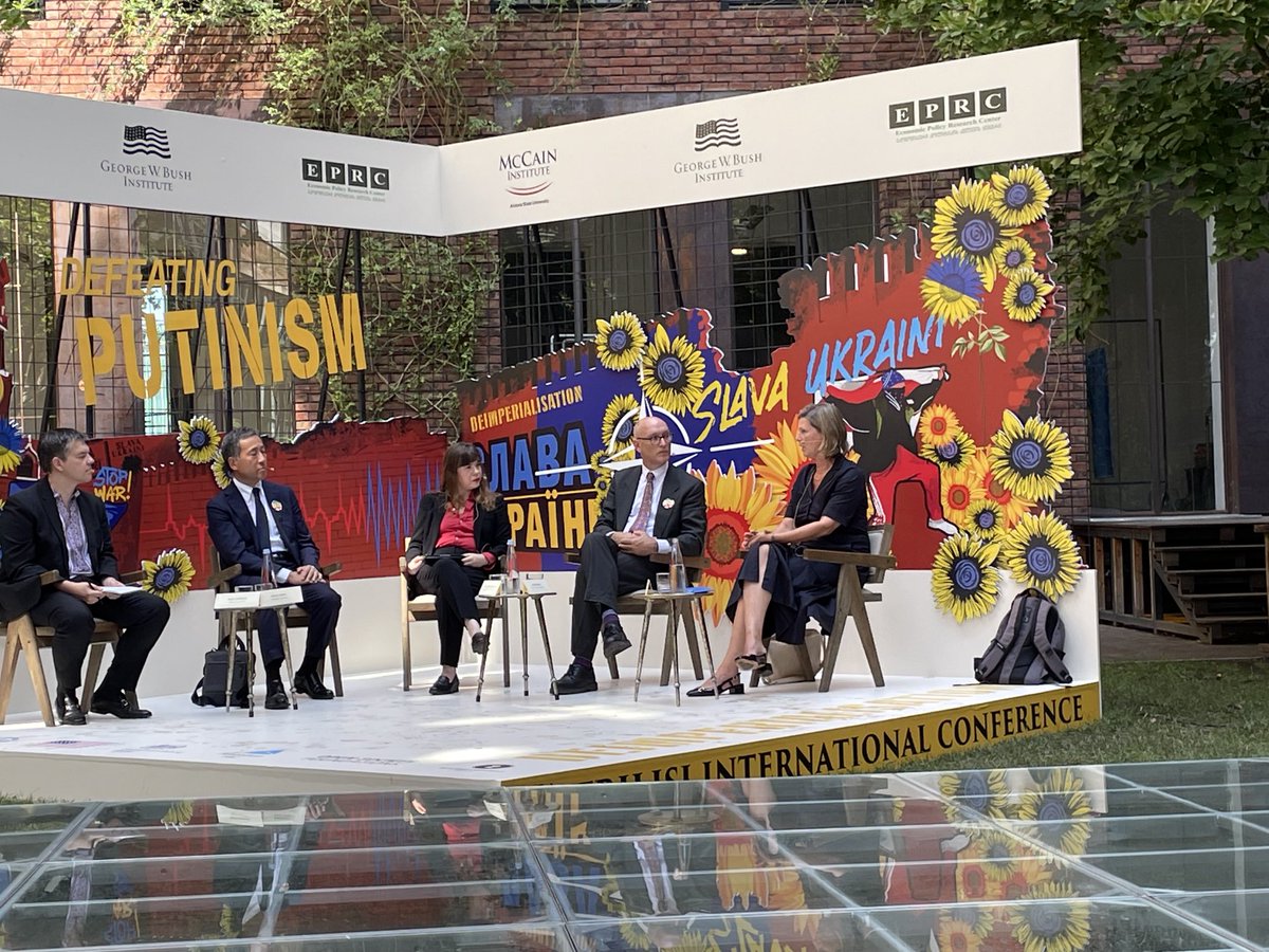 “If Russia loses it will want revenge; if it wins it will want more. Either way we will be dealing with a revanchist Russia.” ⁦<a href="/akuchenbecker29/">Anna Kuchenbecker</a>⁩ speaking at #TbilisiConf-2023