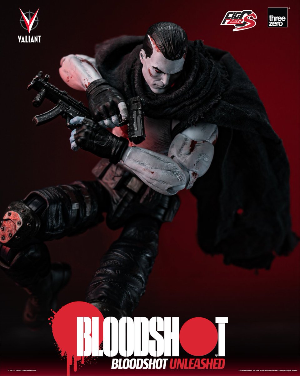 The abdomen of FigZero S 1/12 Bloodshot Unleashed  includes a belt with multiple pouches complemented by detailed black military pants with realistic texture and detailed military boots. 

bit.ly/BloodshotUnlea…

#threezero #VALIANT #Bloodshot #Unleashed #FigZeroS #collectibles