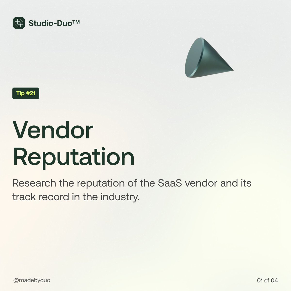 madebyduo's tweet photo. π Join SaaS Tuesday Tips for entrepreneurial success to get your SaaS business started!
Part 7οΈβ£
Follow now and comment "SaaSmart complete" for the full tip! π
#SaaSmart #SaaS #Entrepreneurship https://t.co/n1xFTUSAcL