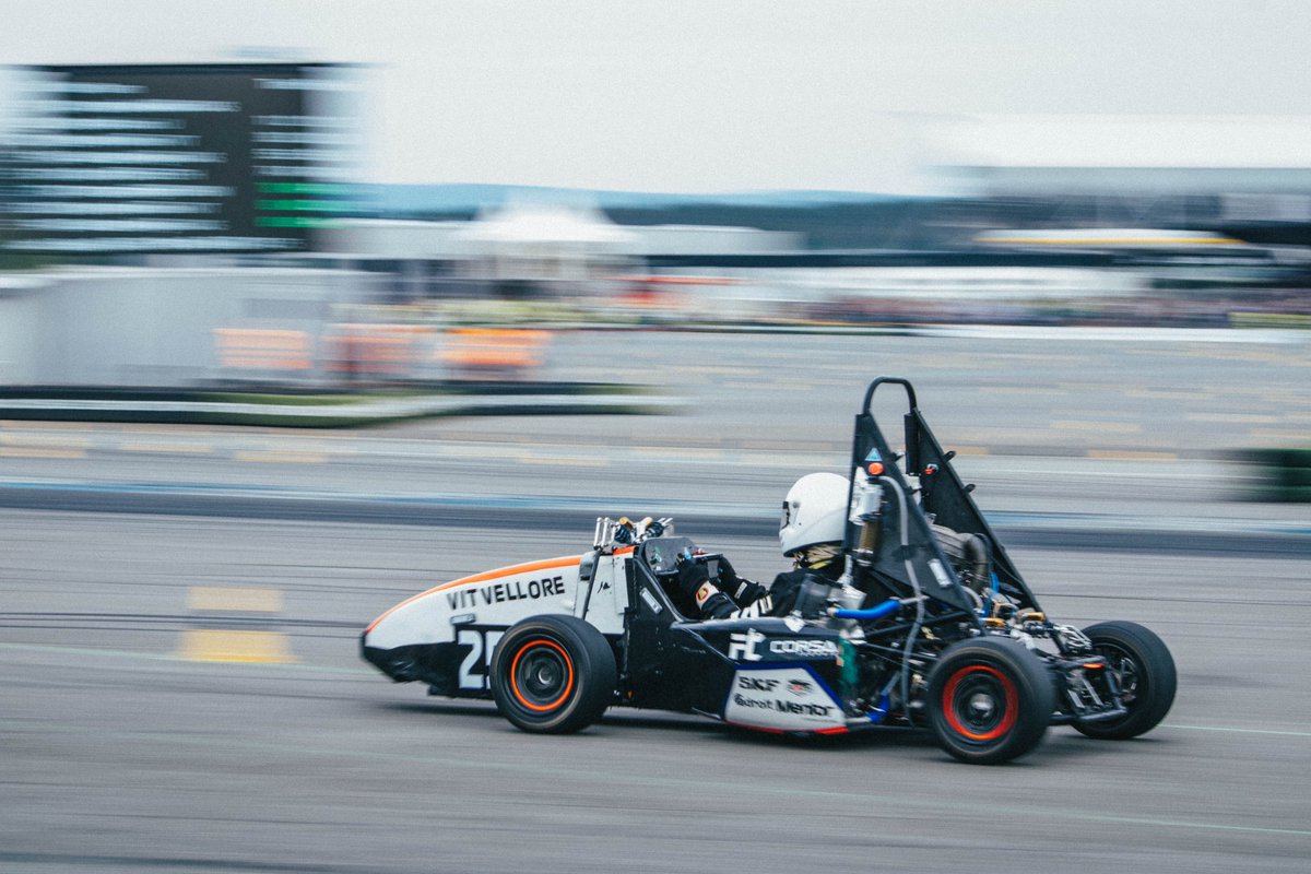 PravegaRacing's tweet photo. FSG-4/4

Day 5 - The team ran all four Autocross runs.

Our standings in the competition are as follows :-

Cost Report - 8th
Engineering Design Report - 9th
Business Plan Presentation - 10th
Overall Position - 18th https://t.co/2PF6Dl1sSJ
