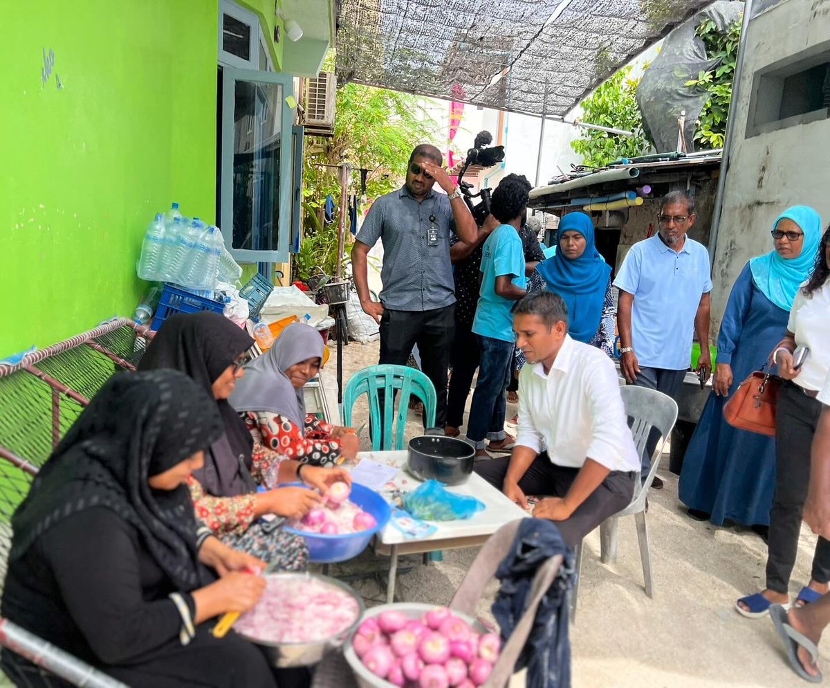 ދަ ޑިމޮކްރެޓްސް ގެ ރިޔާސީ ކެނޑިޑޭޓު އިލްޔާސް ލަބީބް ޅ.ނައިފަރަށް ކުރައްވާ ދަތުރުފުޅު. 
#IlliAmr2023
#WeTheDemocrats