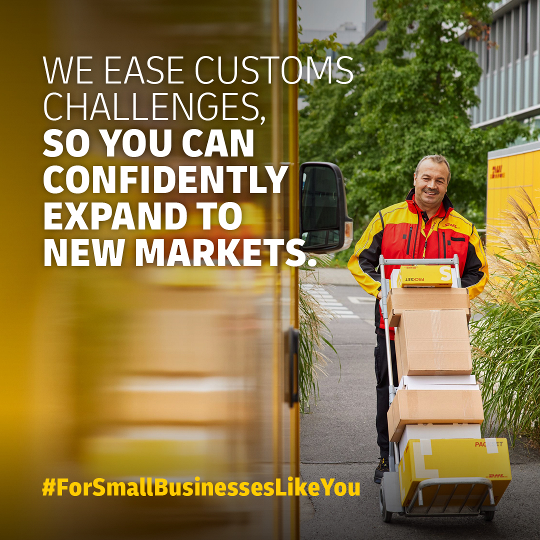 The customs process can seem daunting for small businesses. But that's where our dedicated shipping experts can help.

Let us help you navigate the customs process.

Reach out to us today bit.ly/3LbWEHD

#ForSmallBusinessesLikeYou #CustomsMadeEasy #DHLExpress