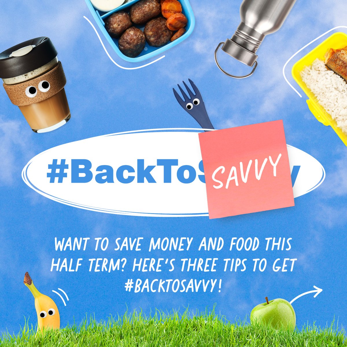 FoodSavvySfk's tweet photo. As Summer ends and schools begin to re-open, we’re here to help you get #BackToSavvy 
Over the coming weeks, we’ll be giving you our best top tips and tasty tricks to help you prep and plan delicious meals. Good for the planet and your pocket. 
https://t.co/fJy3Eea8lo https://t.co/949stgQvov