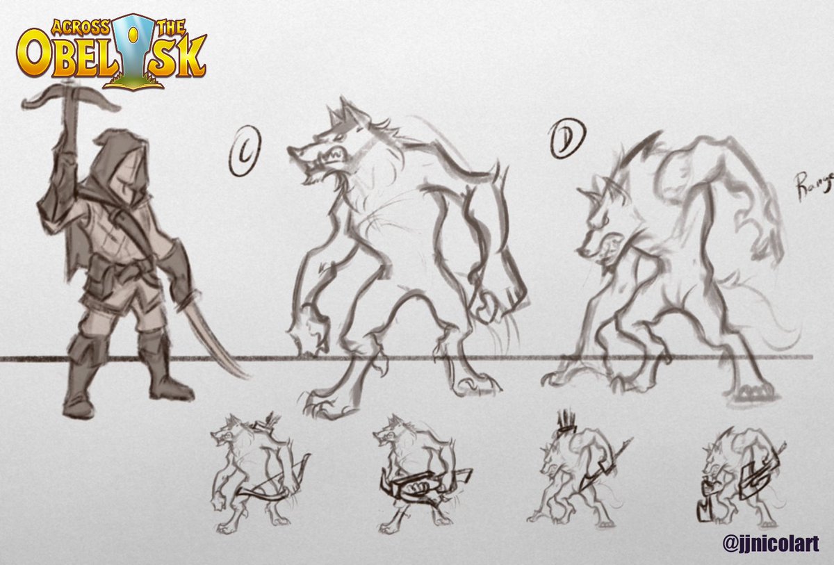 ES: ¡Alerta! ¡Lobos sueltos por los bosques de Senenthia! Permanezcan ojo avizor, el peligro acecha tras cada árbol. 🌳🐺🌳

EN: Warning! Dangerus werewolves in the woods of Senenthia! Stay alert, danger lurks behind every tree. 🌳🐺🌳

#AcrosstheObelisk