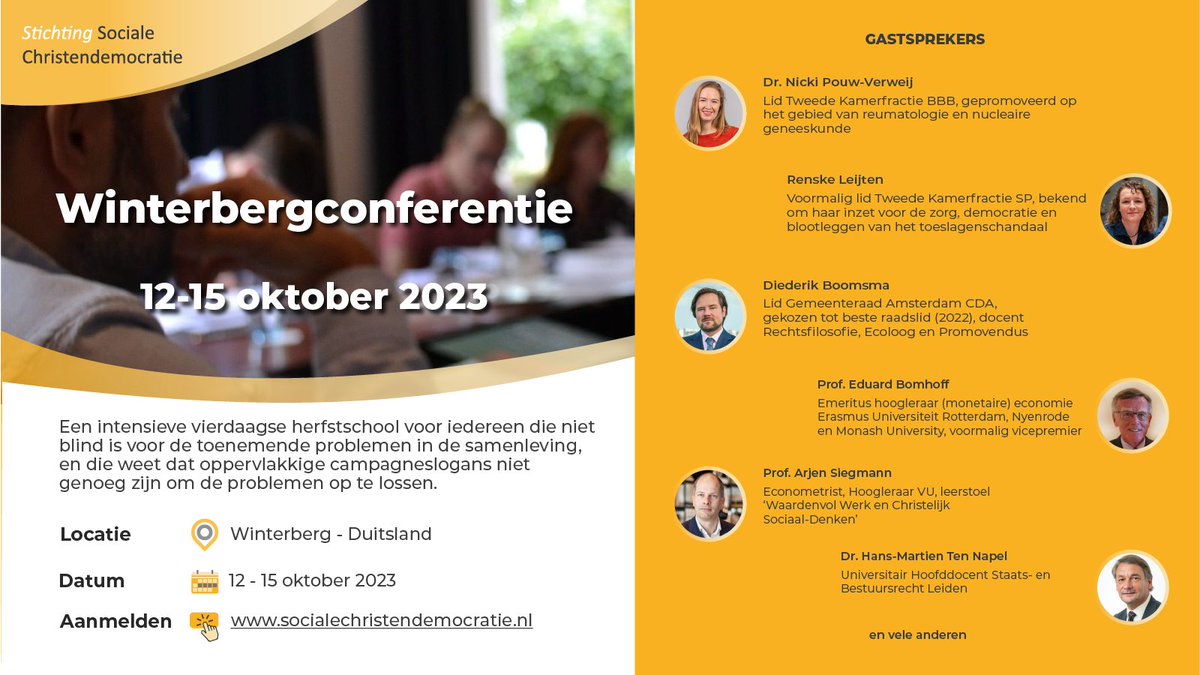 Stichting Sociale Christendemocratie tweet media