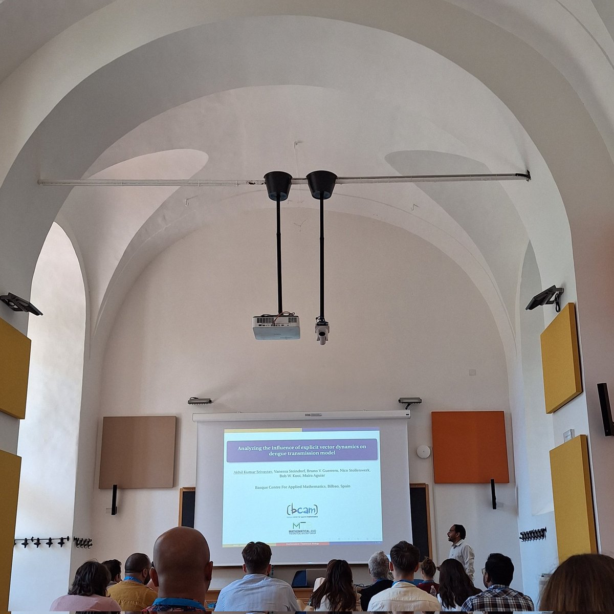 brcznh's tweet image. &quot;Multi-scale Modeling approaches in epidemiological dynamics&quot; mini-symposium started @days_europe @MTB_BCAM #dynamicsdayseurope2023 #ddeu2023