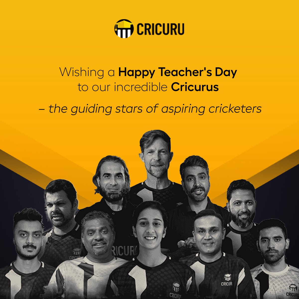 Thank you to all the educators who inspire us to learn and grow. Happy Teacher's Day!

#HappyTeachersDay #Cricket #Education #ThankYou #Teachers #Mentors #Coaches #Gurus #Knowledge #Inspiring #Minds #Trending #Class #Cricuru