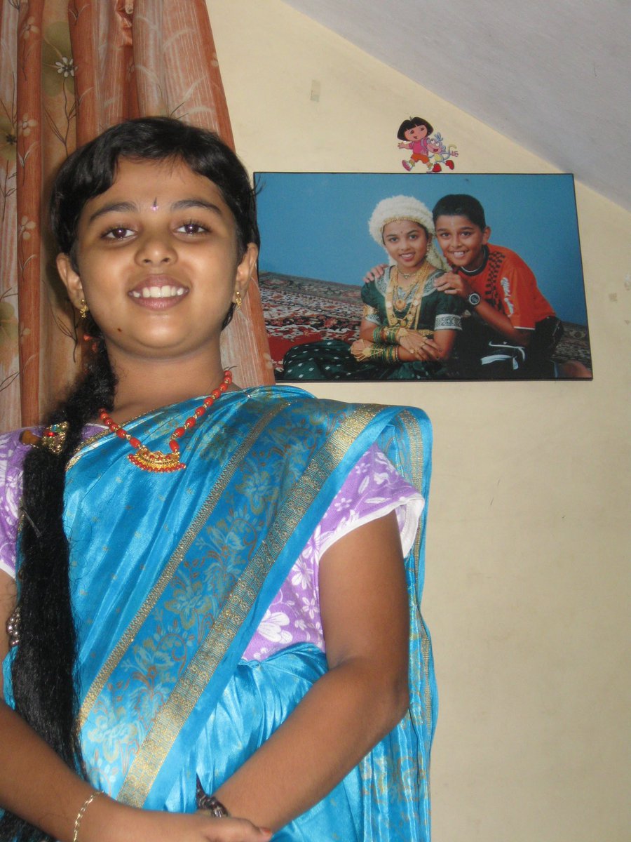 The first ambition that we all had was to be a TEACHER. No amount of words suffice for our Teacher’s efforts to mould us &amp; be great resource to the society. A big Thank you to all!
Pic from past, me with a saree, playing the role of a teacher at home!🥺❤️ #TeachersDay
