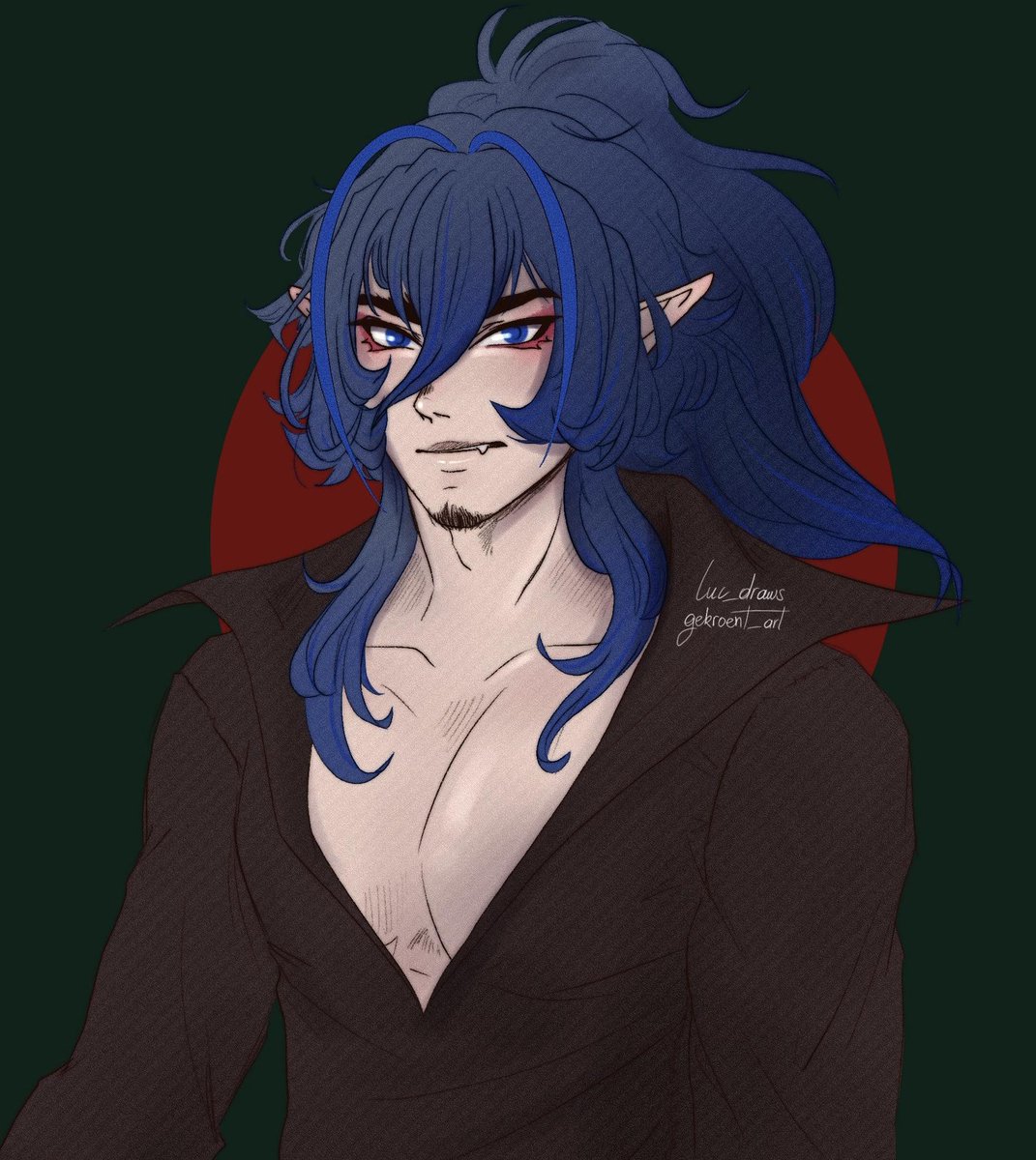 luc_draws's tweet photo. Instead of sleep, I had an existential crisis over my art style &amp; still think it sucks https://t.co/xwjDniMCn8