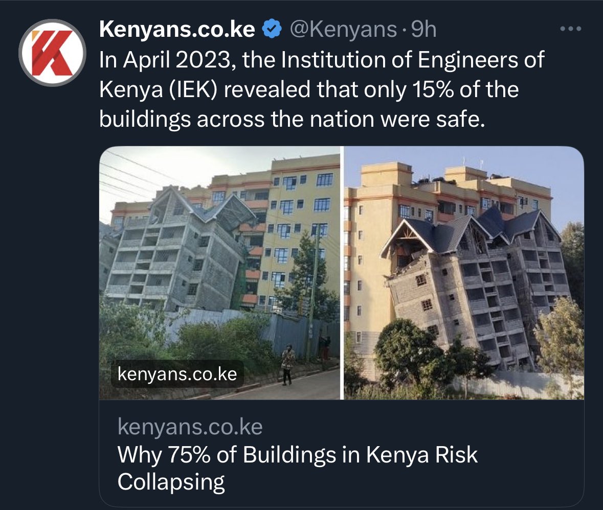 sssseven71's tweet photo. @ncakenya @NationBreaking @StandardKenya @EACCKenya @WorldBankKenya @IMFAfrica @DCI_Kenya @EngineersBoard @IPOA_KE @NMS_Kenya @InteriorKE @USAmbKenya @KaguciaPhillip @StateHouseKenya @IMFNews @uaeembassynai @BD_Africa @NPSOfficial_KE @PSCharlesHinga @PDUDelivery @HousingUrbanKE @TheIEK @Eng_ErickOhaga @shammahkiteme @lawsocietykenya @Kara_CaresKE @smutoro @aak_arch @Arch_KE @SakajaJohnson @HonMoses_Kuria @PoliceKE @CS_Njeru @BBCAfrica @citizentvkenya @BrendaNyawara @janemutulili @EngOgut @tuesday_gichuki @047County @WilliamsRuto @ncakenya You dont have to look very far to understand why! @EngineersBoard Read Above and follow our tweets! @EACCKenya Easy wins! https://t.co/wB0B6Mw8Ru