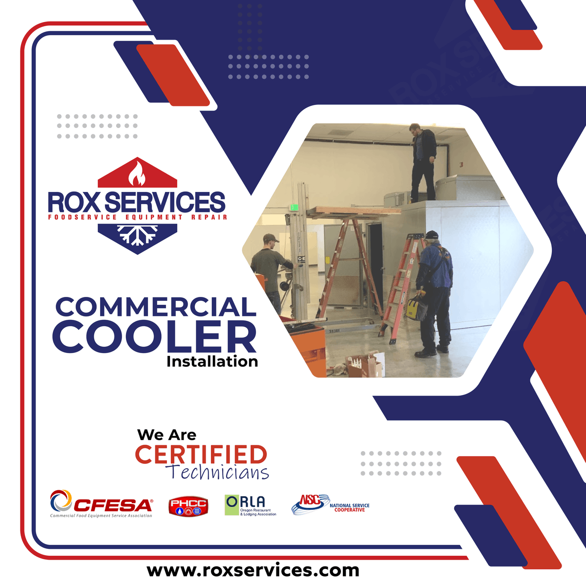 RoxServices's tweet photo. Happy see we are recovering from COVID, working with a passionate  team, always seeing for what is best for our customers.

#CommercialRefrigerationInstallation

Visit us at ➡️https://t.co/evMsiWMrxj https://t.co/P8Luup8e9K