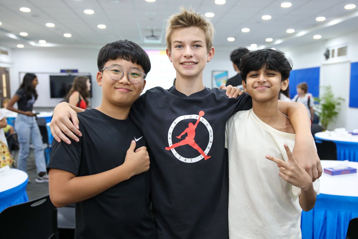 AISChennai's tweet image. #AISCMiddleSchool Student Ambassadors celebrated new students after they successfully completed one month at our school! The Ambassadors continued the remainder of the day in a retreat to build transition awareness, communication and leadership skills.
#AISCLearner