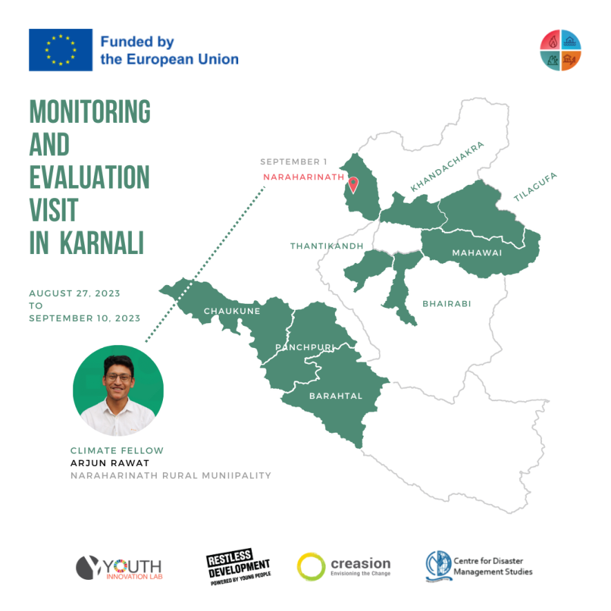 DRRFellowship's tweet photo. ** Successful completion of #climatefellowship M&amp;E and Bipad Portal Launch at Naraharinath Rural Municipality, Kalikot** At the event Bipad Portal was formally launched with Chairperson Nagendra Bahadur Bista highlighting the importance of data and collaboration.#DRR #BipadPortal https://t.co/FXSgk8z1FI