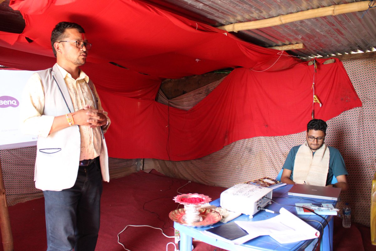 DRRFellowship's tweet photo. ** Successful completion of #climatefellowship M&amp;E and Bipad Portal Launch at Naraharinath Rural Municipality, Kalikot** At the event Bipad Portal was formally launched with Chairperson Nagendra Bahadur Bista highlighting the importance of data and collaboration.#DRR #BipadPortal https://t.co/FXSgk8z1FI