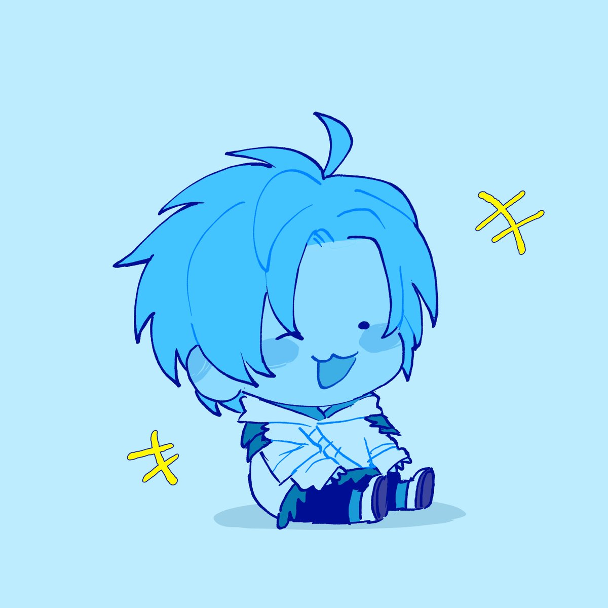 robotcowboys's tweet photo. 💙🧡#WorkofAlt #ArtXel https://t.co/hPsPhaYdl5