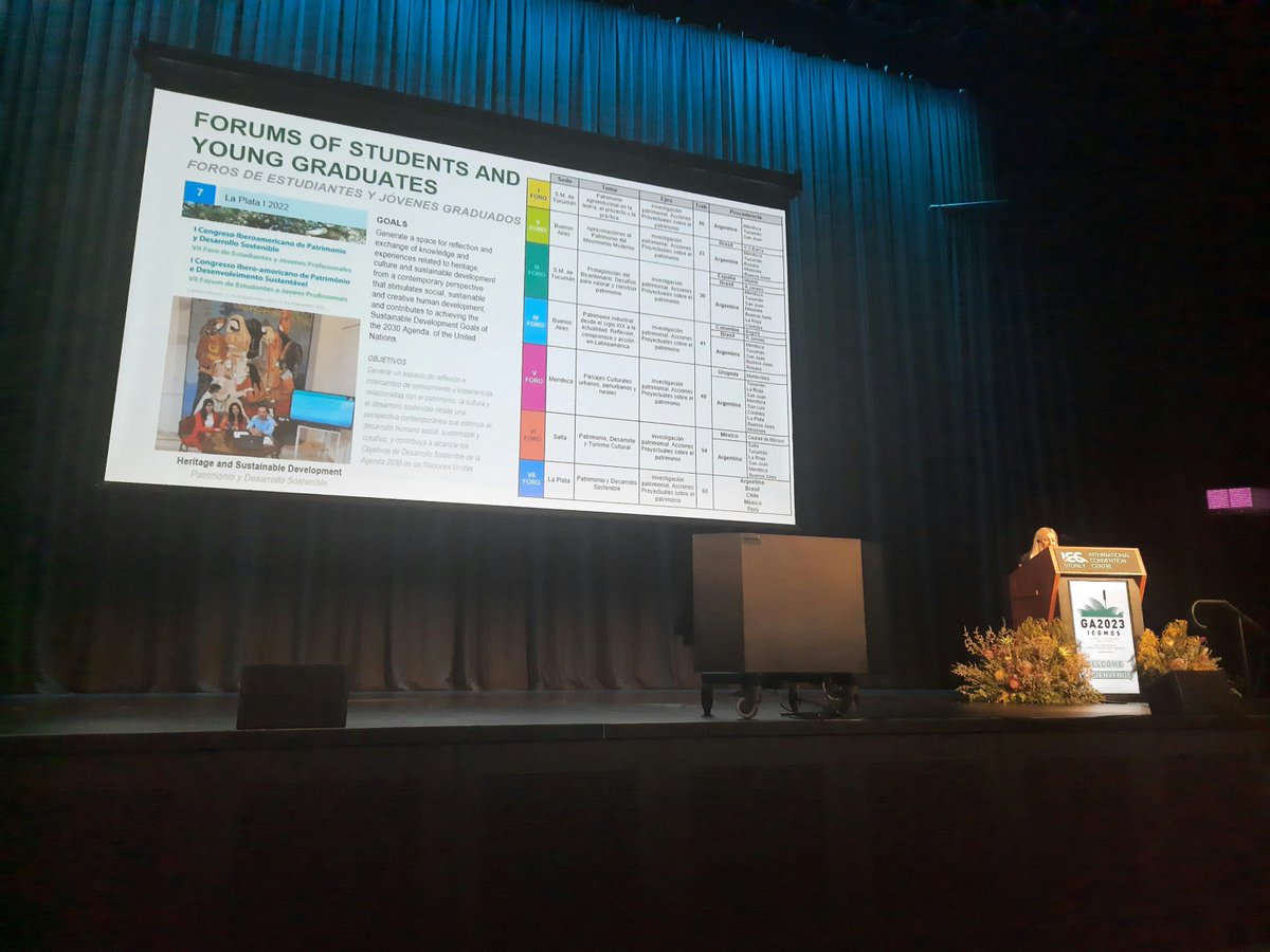 Thinking from the South. The #LAC at <a href="/Icomos_GA2023/">ICOMOS GA2023</a> is a delightful bringing together of institutional changes and a commitment to linguistic and cultural diversity.