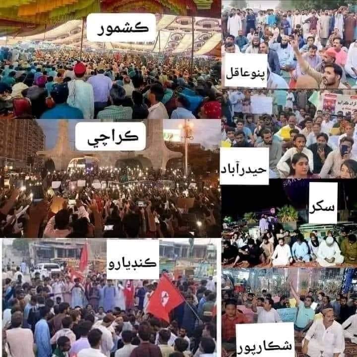 کسی نے سوچا نہیں تھا کہ اتنے شہر بند ہوجائیں گے۔۔ دھرنے شروع ہوجائیں گے۔ 
#kashmoreprotest