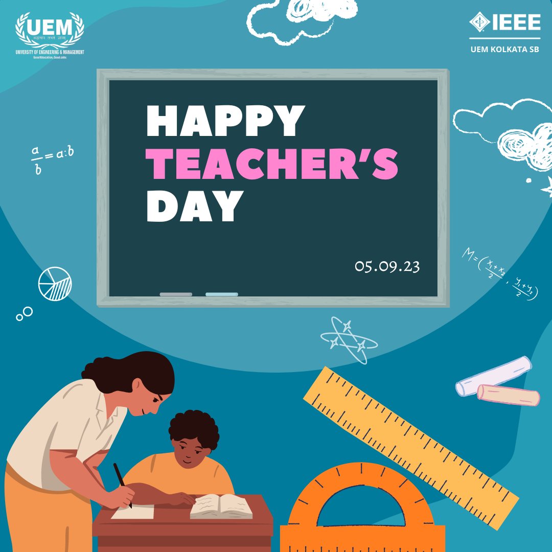 ieeesb_uemk's tweet image. We are profoundly grateful to the unsung heroes who ignite the flame of knowledge within us and inspire our minds on this Teacher&apos;s Day. Teachers, who shape our futures, mold us with their wisdom and inspiration. 
#happyteachersday2023
