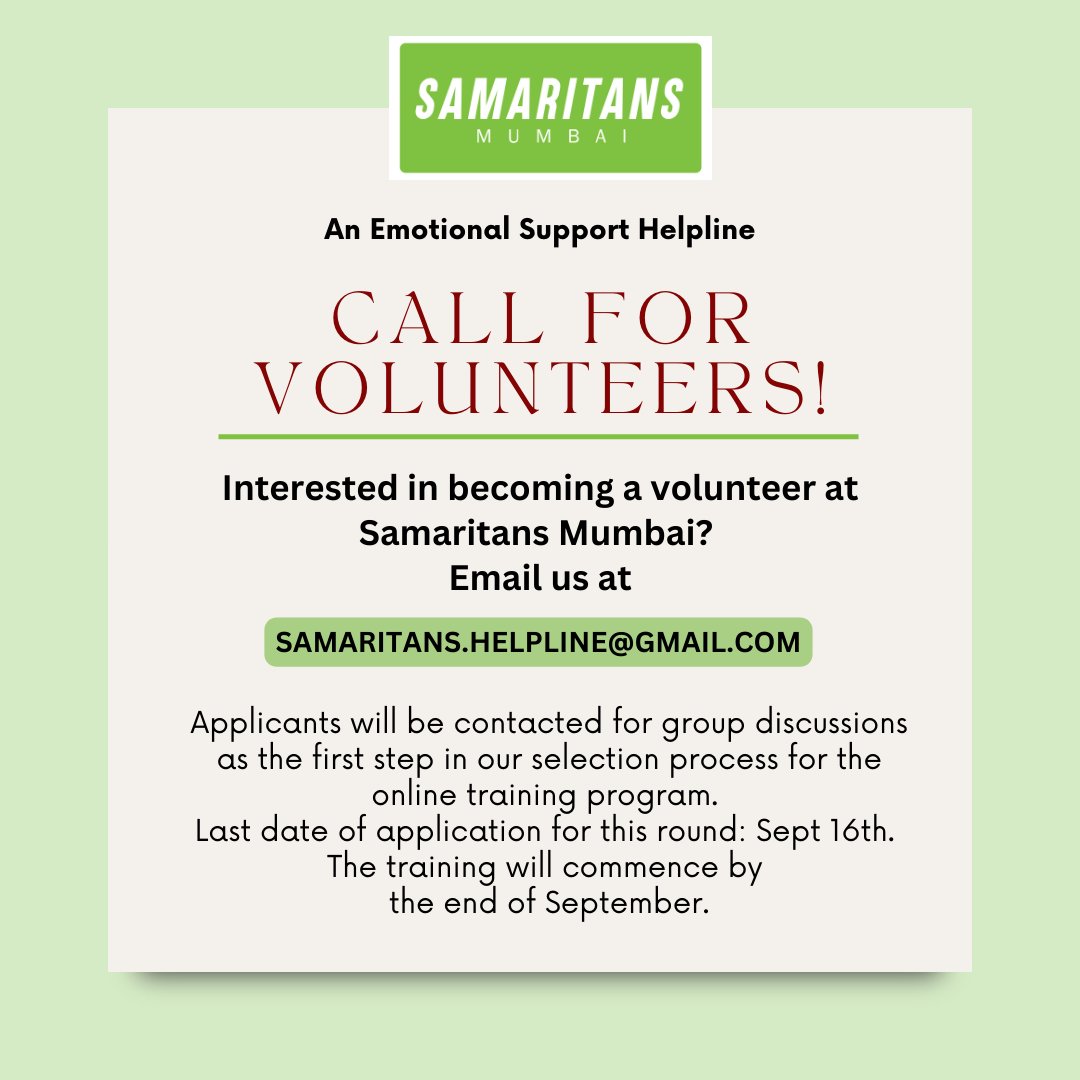 Samaritans Mumbai tweet media