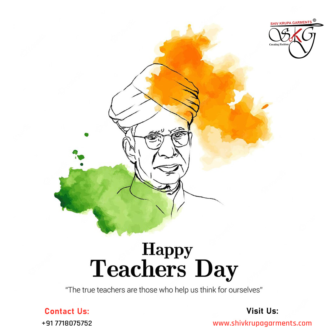 Happy #TeachersDay! 📚 Today, let's celebrate the amazing educators who light up our lives with knowledge and inspiration. 🌟 #ThankATeacher #EducationMatters #Inspiration #Gratitude #WorldTeachersDay #TeacherAppreciation #TeachingIsMyPassion #shivkrupagarments 📝👩‍🏫👨‍🏫