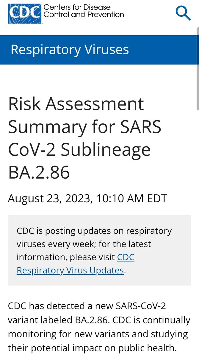 RangerBoneDoc's tweet photo. This CDC risk assessment states that this new variant may be more likely than other variants to infect those who have some immunity due to vaccination. Guess what's the recommendation? 

You guessed it, get vaccinated.

You can't make this shit up!
#Covid

https://t.co/5Y16koW0iD https://t.co/n8pH8NXy8K